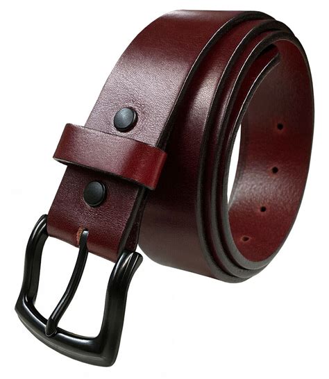 burgundy leather belts for men.